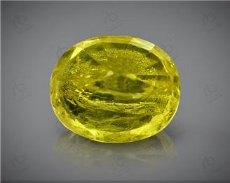 Natural Heated & Treated Yellow Sapphire Certified 3.00 CTS (DIN 86098 )